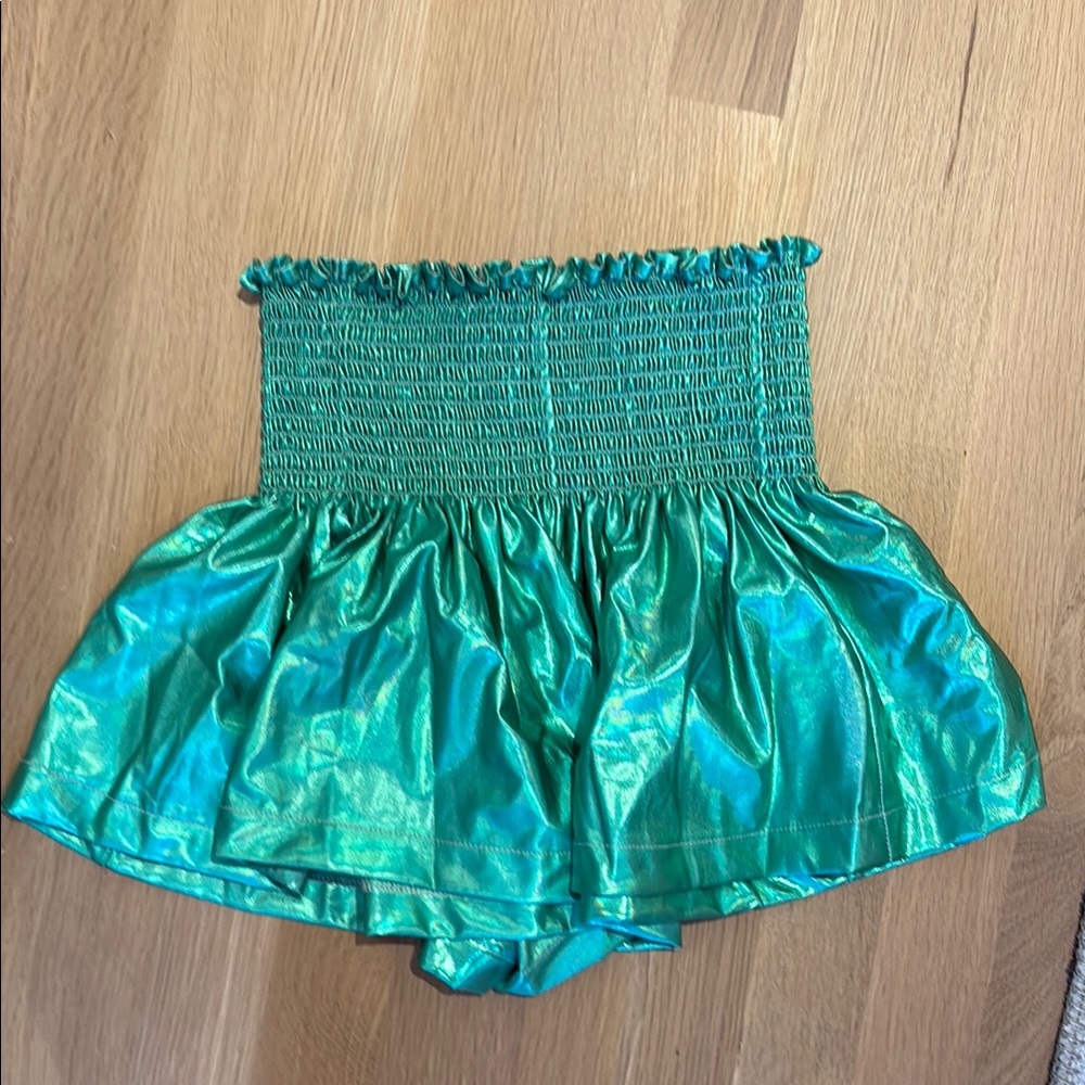 Queen Of Sparkles Kids Green Skort